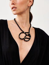 ISADORA NECKLACE BLACK-eios jewelry