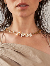 ICE NECKLACE PEARLS-eios jewelry