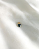 BLACK CRYSTAL CHARM-eios jewelry
