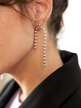 BALLER EARRINGS SILVER-eios jewelry