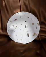 ROUND TERRAZZO TRAY METAL-eios jewelry