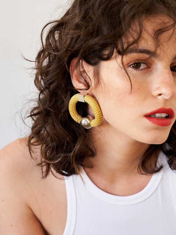 MADISON EARRINGS MUSTARD-eios jewelry