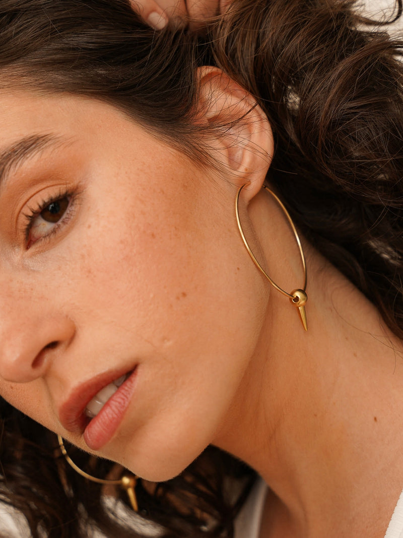 ODIOUS EARRINGS GOLD-eios jewelry