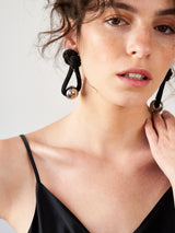 CHELSEA EARRINGS BLACK-eios jewelry