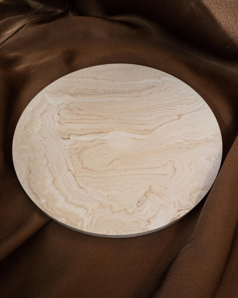 ROUND MARBLE TRAY-eios jewelry