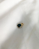 BLACK CRYSTAL CHARM-eios jewelry