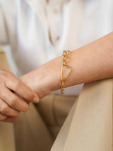 GAIA GOLD BRACELET-eios jewelry