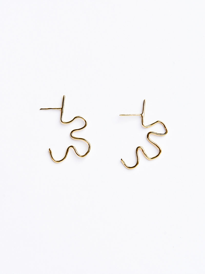 CORNELIA EARRINGS GOLD-eios jewelry