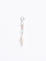 LONG SILVER PEARL PENDANT-eios jewelry