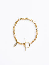 DIME BRACELET GOLD-eios jewelry