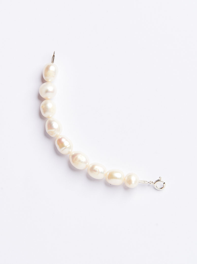 ROUND PEARLS SILVER PENDANT-eios jewelry