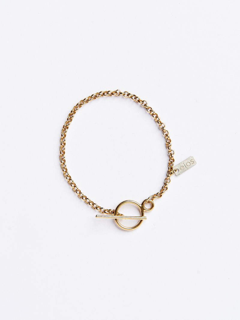 DIME BRACELET GOLD-eios jewelry