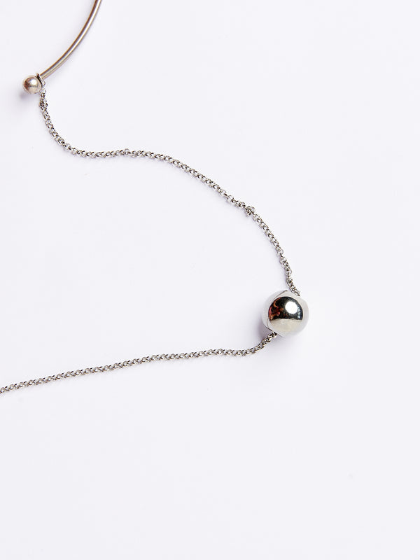 SOHO NECKLACE SILVER-eios jewelry