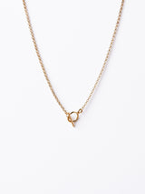 DIME NECKLACE GOLD-eios jewelry