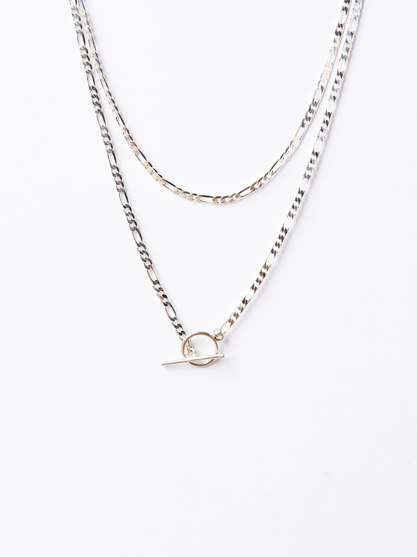 TESSA SILVER NECKLACE-eios jewelry