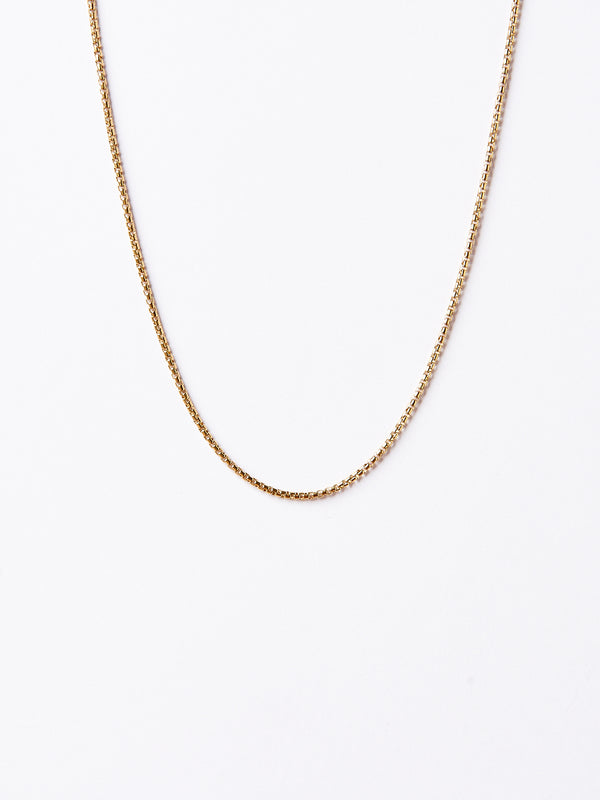 SIMPLE BOLD NECKLACE GOLD-eios jewelry