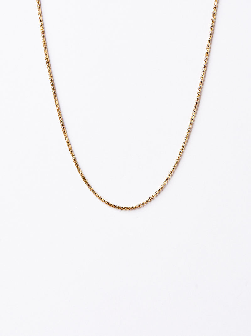 SIMPLE BOLD NECKLACE GOLD-eios jewelry