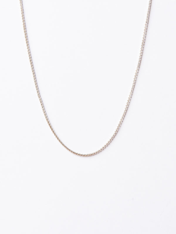 SIMPLE BOLD NECKLACE SILVER-eios jewelry