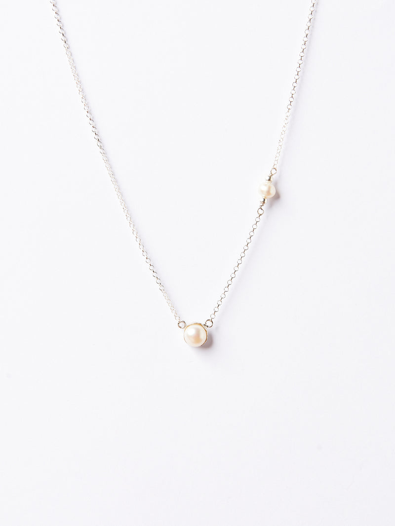 NORA SILVER NECKLACE-eios jewelry