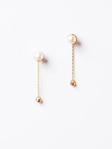 DOT GOLD EARRINGS-eios jewelry