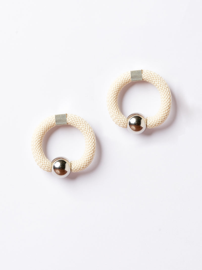 MADISON EARRINGS CREAM-eios jewelry