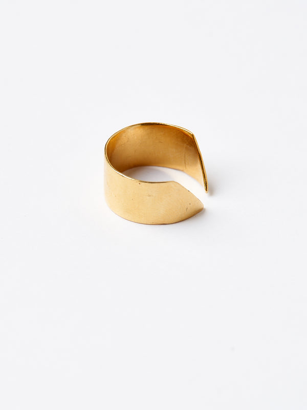 SLOPE RING GOLD-eios jewelry